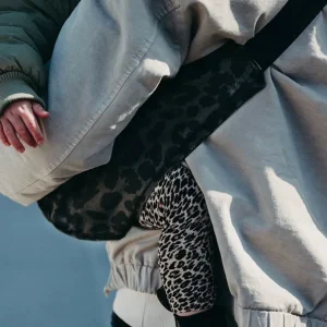 Enfant Wildride Les Accessoires Pour Enfant<Porte-bébé imprimé Léopard Gris,