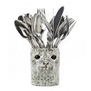 Quail Ceramics UK Vases | Objets Insolites<Pot à crayon Phoque,