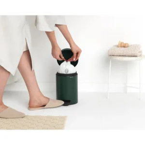 BRABANTIA Coin Douche Et Bain<Poubelle à pédale 3L Newicon,
