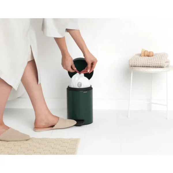 BRABANTIA Coin Douche Et Bain<Poubelle à pédale 3L Newicon,