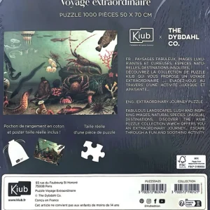 Kiub Les Jeux D'Intérieur<Puzzle de 1000 pièces Animaux Marins,