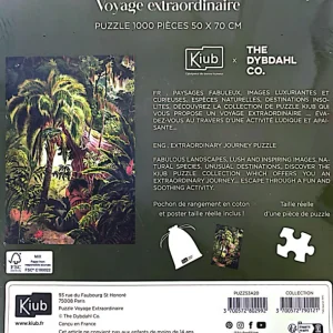 Kiub Les Jeux D'Intérieur<Puzzle de 1000 pièces Forêt Tropicale,
