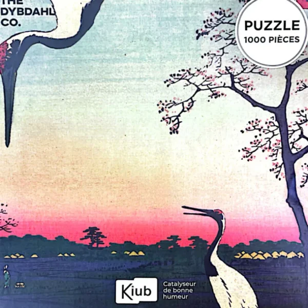 Kiub Les Jeux D'Intérieur<Puzzle de 1000 pièces Grues,