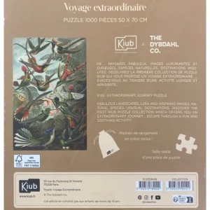 Kiub Les Jeux D'Intérieur<Puzzle de 1000 pièces Oiseaux,