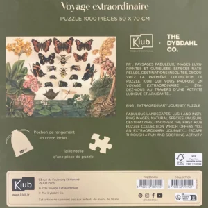 Kiub Les Jeux D'Intérieur<Puzzle de 1000 pièces Papillons,