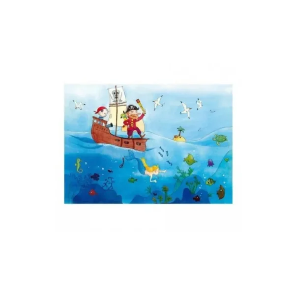 Enfant Wilson Jeux Les Jeux Pour Enfant | Les Jeux D'Intérieur<Puzzle en bois 24 pièces Les Pirates,