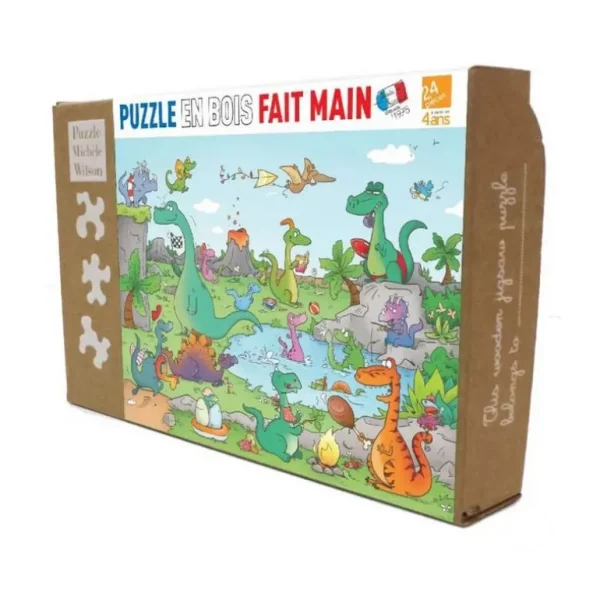 Enfant Wilson Jeux Les Jeux Pour Enfant | Les Jeux D'Intérieur<Puzzle en bois 24 pièces Les Dinosaures,