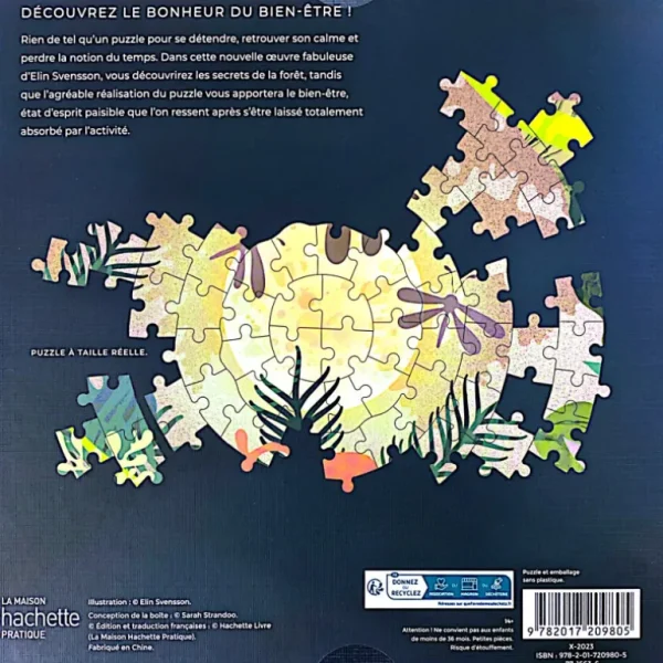 HACHETTE Les Jeux D'Intérieur<Puzzle Rêve de Forêt, Pratique