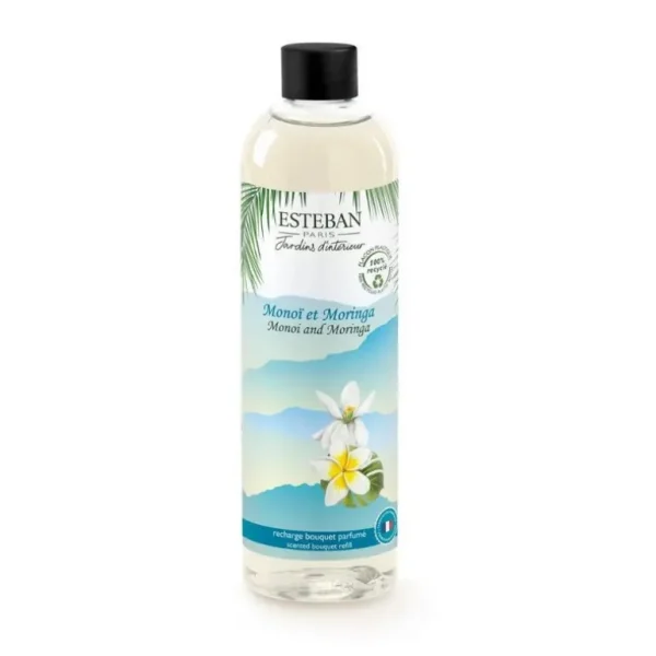 ESTEBAN Parfums D'Intérieur<Recharge de bouquet parfumé 250 ml Monoï Moringa,