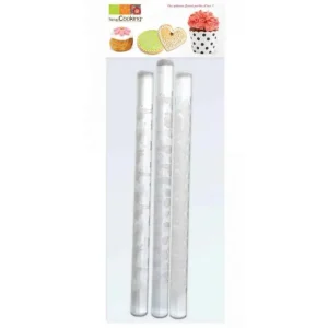 ScrapCooking Rouleaux À Patisserie<3 rouleaux empreintes Fantaisie,
