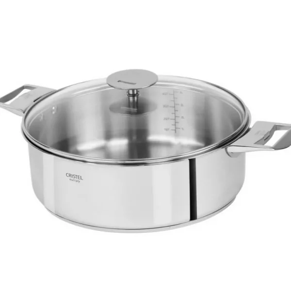CRISTEL Sauteuses Inox<Sauteuse 24cm amovible inox Casteline,