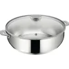 LAGOSTINA Sauteuses Inox<Sauteuse inox avec couvercle Salvaspazio+,