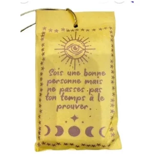 mas du roseau Les Soins<Savon Message Pensée Positive couleur Jaune,