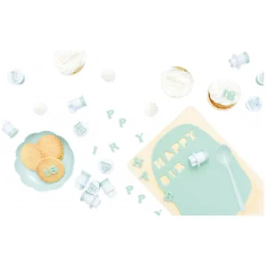 ScrapCooking Emporte-Pièce<Seau 36 découpoirs éjecteurs chiffres et lettres,