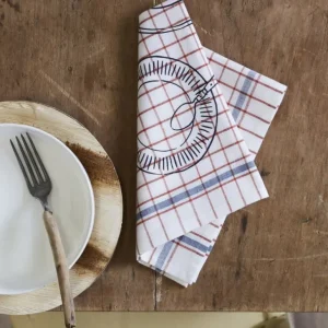 Sylvie Thiriez Serviettes | Nappes<Serviette de table À table paprika,