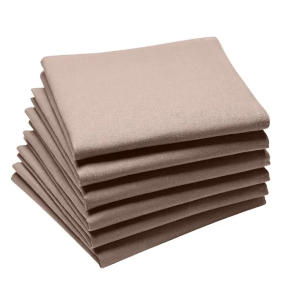 Coucke Serviettes<Serviette de Table Coton Uni 45 x 45 cm,