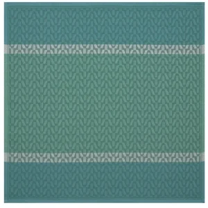 LE JACQUARD Français Serviettes<Serviette de table Veine Graphique Emeraude,