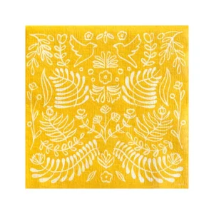 Françoise PAVIOT Serviettes En Papier<Serviettes en papier Amazonia Jaune,