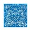 Françoise PAVIOT Serviettes En Papier<Serviettes en papier Amazonia Bleu,