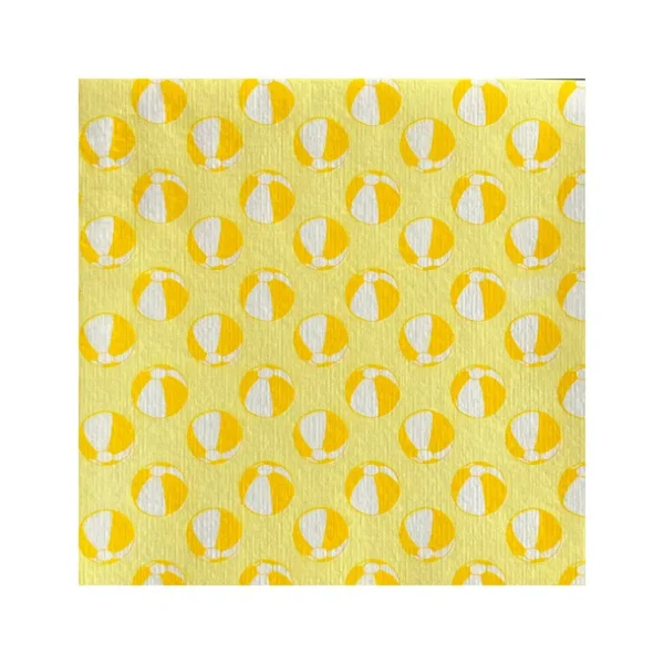 Françoise PAVIOT Serviettes En Papier<Serviettes en papier Ballon Jaune,