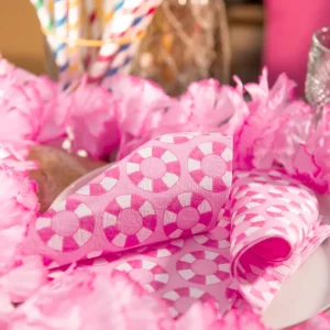 Françoise PAVIOT Serviettes En Papier<Serviettes en papier Bouée Rose,