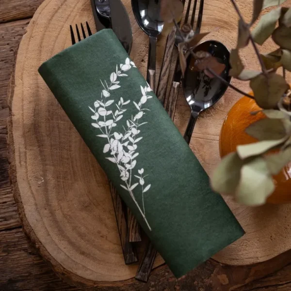 Françoise PAVIOT Serviettes En Papier<Serviettes en papier Eucalyptus,