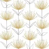 PaperProduct Design Serviettes En Papier<20 serviettes en papier Flowers on Fire Gold,