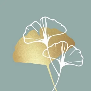 PaperProduct Design Serviettes En Papier<20 serviettes en papier Golden Gingko Eucalyptus,