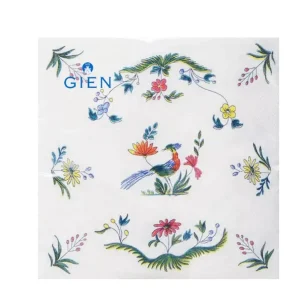 GIEN FRANCE Serviettes En Papier<Serviettes en papier Oiseaux de Paradis, Faïencerie de Gien