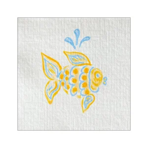 Françoise PAVIOT Serviettes En Papier<Serviettes en papier pm Poisson Ange,