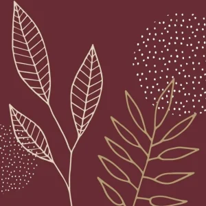 PaperProduct Design Serviettes En Papier<20 serviettes en papier Pure Meadow Bordeaux,