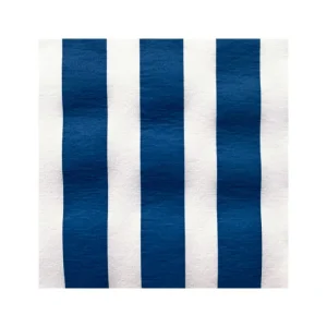 Françoise PAVIOT Serviettes En Papier<Serviettes en papier Rayure Bleue,