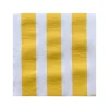 Françoise PAVIOT Serviettes En Papier<Serviettes en papier Rayure Jaune,