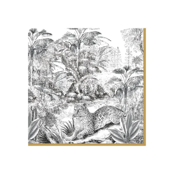 Easy life Serviettes En Papier<20 Serviettes en papier Retro Jungle,