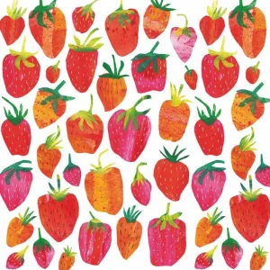 PaperProduct Design Serviettes En Papier<20 serviettes en papier Strawberry,