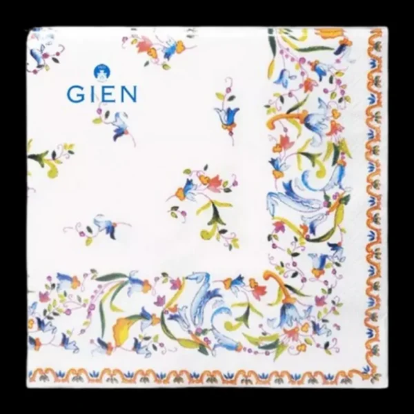 GIEN FRANCE Serviettes En Papier<Serviettes en papier Toscana, Faïencerie de Gien