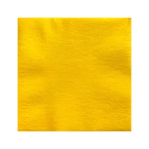 Françoise PAVIOT Serviettes En Papier<Serviettes en papier Uni Jaune,