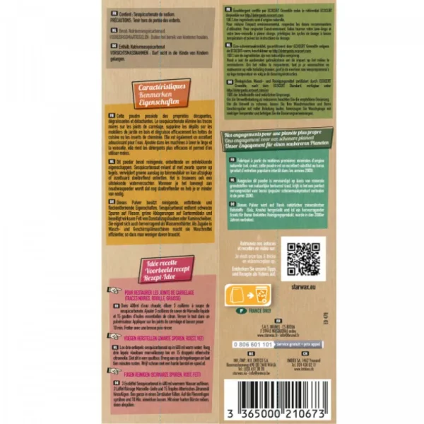 STARWAX Écologiques<Sesquicarbonate de sodium, Fabulous