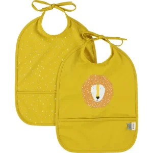 Enfant Trixie Le Textile Pour Enfant<Set 2 bavoirs imperméables Mr Lion,