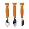 Enfant Trixie Les Couverts Pour Enfant<Set 3 couverts silicone Mr Fox,
