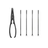 Point Virgule Ustensiles Pour Les Fruits De Mer<Set 5 pièces Homard Acier Noir,