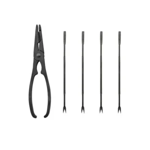 Point Virgule Ustensiles Pour Les Fruits De Mer<Set 5 pièces Homard Acier Noir,