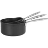 CRISTEL Poêles Anti-Adhérentes<Set de 3 casseroles Castel'Pro Ultralu,