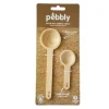 PEBBLY Ustensiles En Bois<Set de 2 cuillères à doser en bambou,