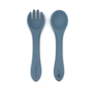 Enfant The Cotton Cloud Les Couverts Pour Enfant<Set de cuillère et fourchette colorées en silicone,