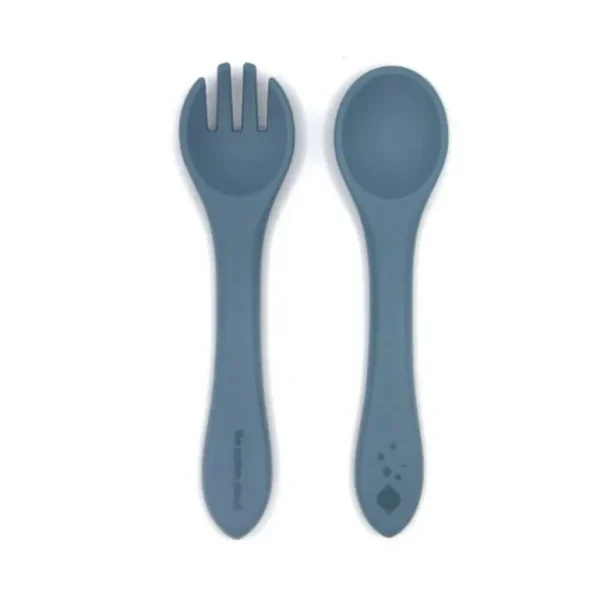 Enfant The Cotton Cloud Les Couverts Pour Enfant<Set de cuillère et fourchette colorées en silicone,