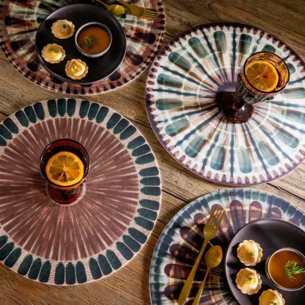 PÔDEVACHE Sets De Table<Set de table rond Mahamoky, Pôdevache