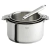 CRISTEL Amovible<Série de 3 casseroles amovibles inox Casteline,