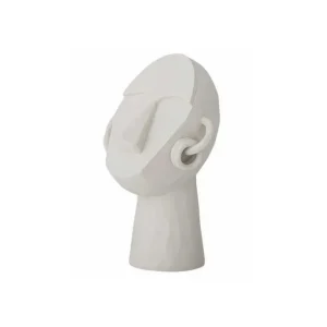Bloomingville Objets Insolites<Statut tête luelle blanche ,