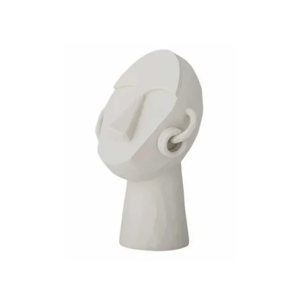 Bloomingville Objets Insolites<Statut tête luelle blanche ,